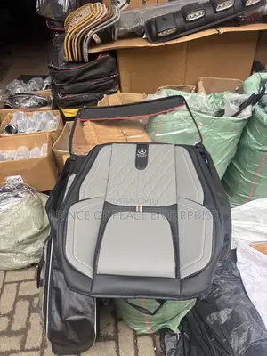 Seat Cover Leather Ash and Small Black