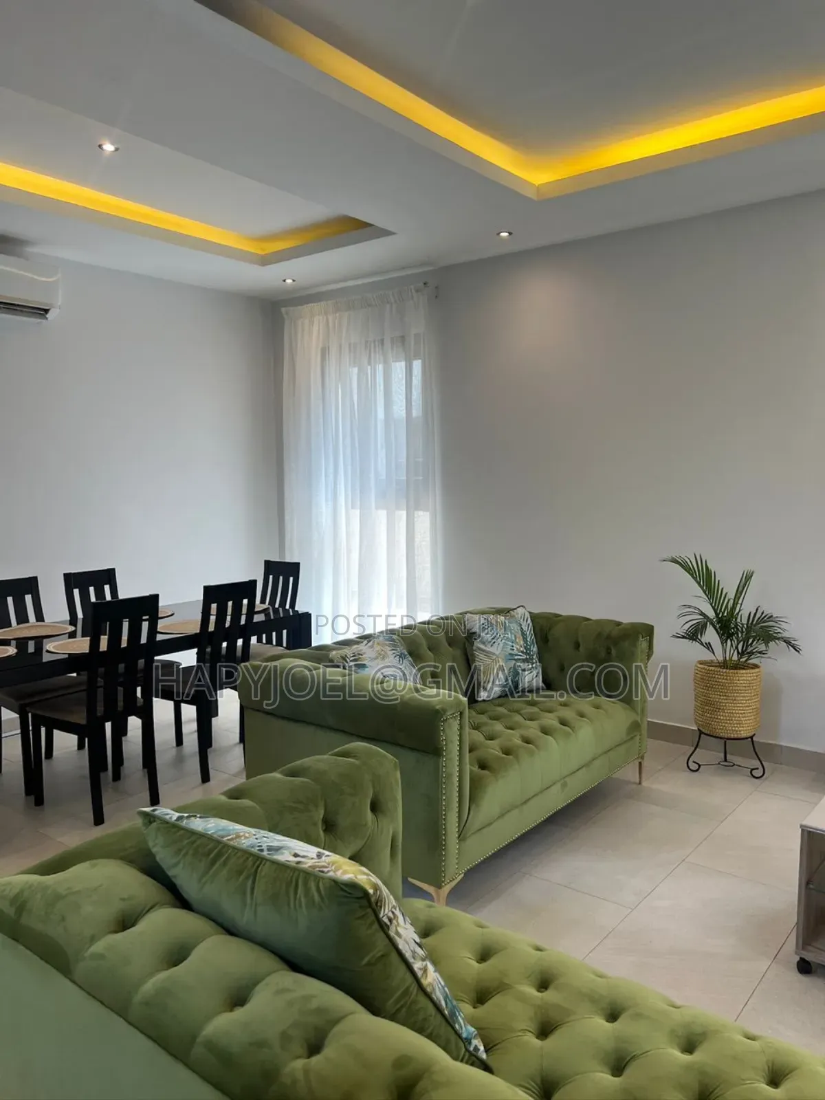 Furnished 4bdrm Townhouse / Terrace in Adjiringanor, Adjiriganor
