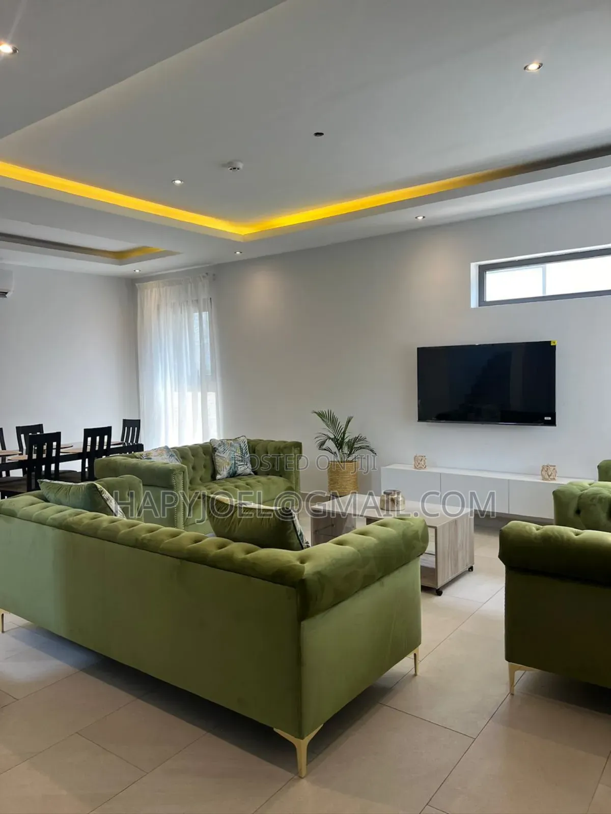 Furnished 4bdrm Townhouse / Terrace in Adjiringanor, Adjiriganor