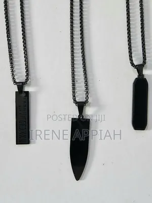 Black Necklaces for Men