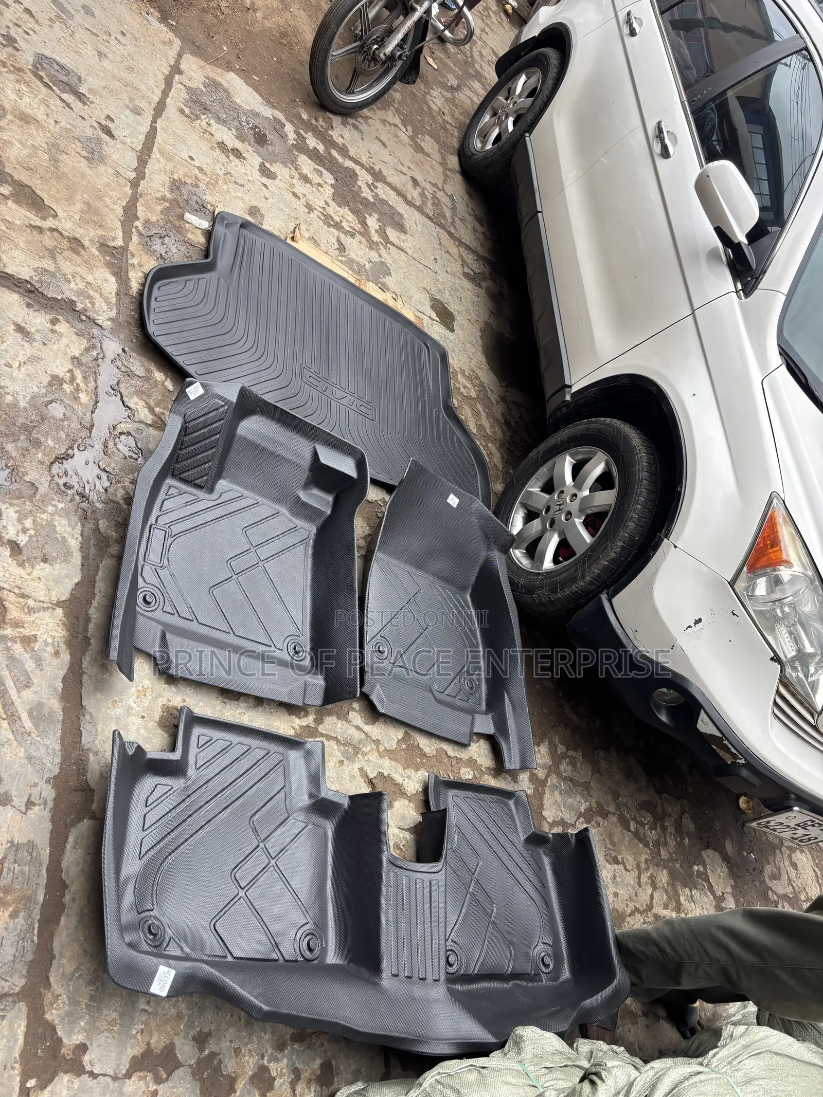 Honda Accord 2018 2019 2020 Boot Mat and 5D Floor Mat or Carpet
