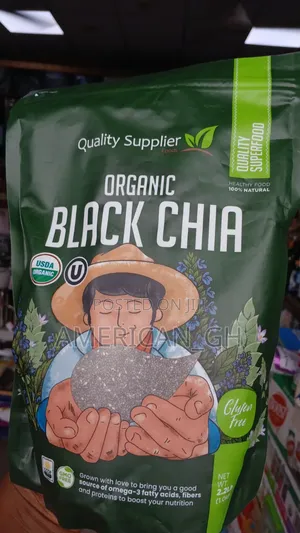 Organic Black Chia, 1.0kg