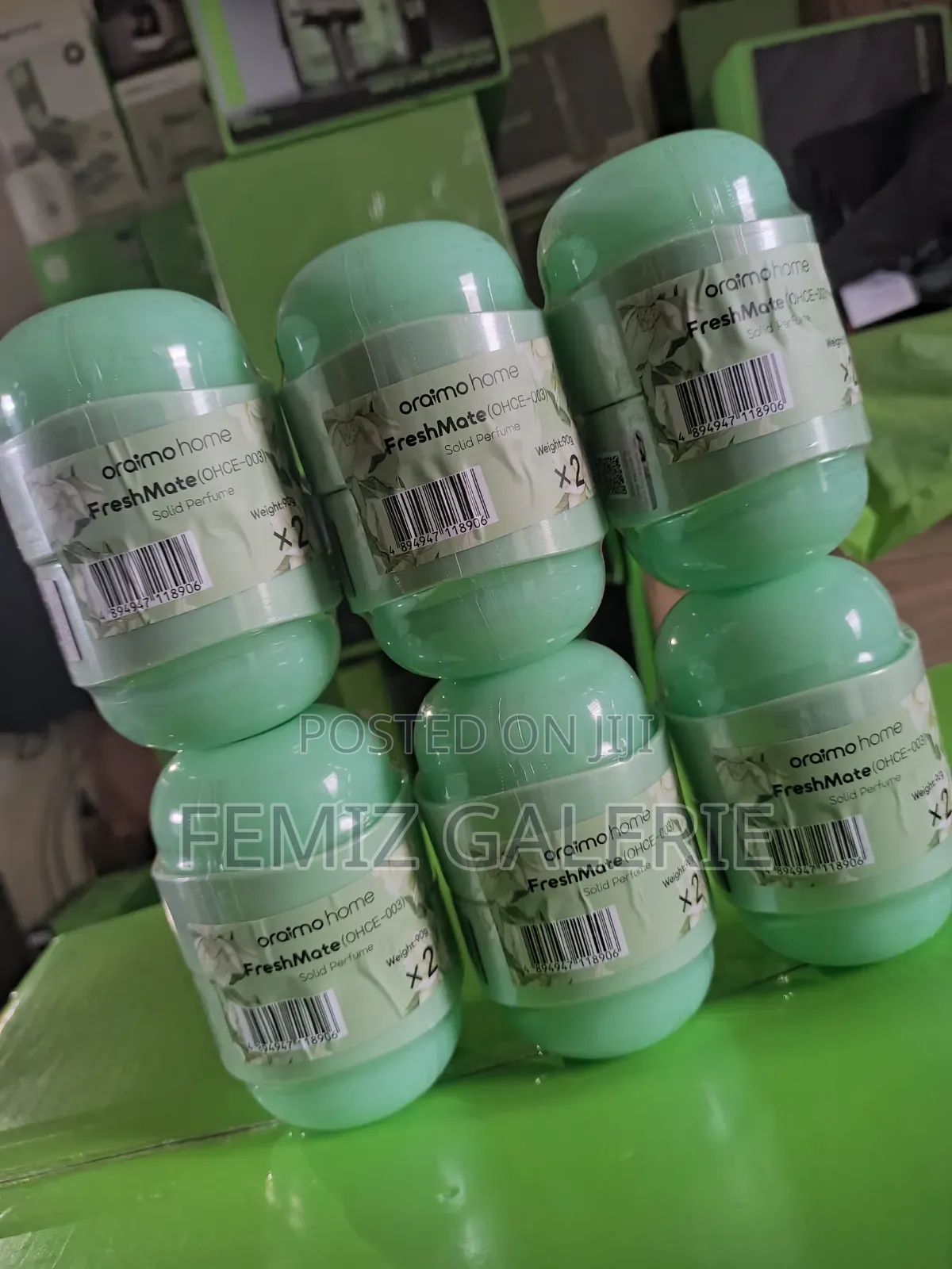 Oraimo FreshMate 90g Natural Long-Lasting Solid Perfume
