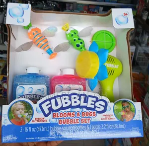 Fubbles Blooms and Bugs Bubble Set