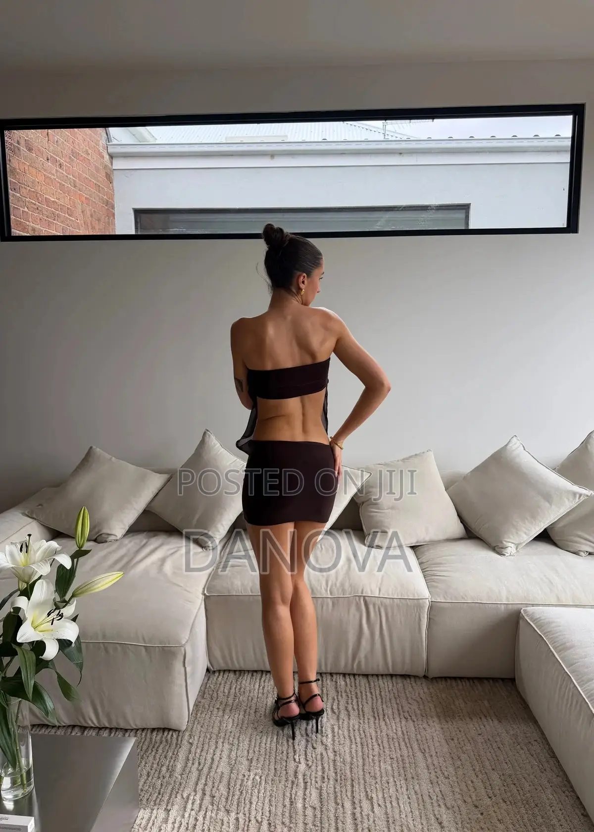 Backless Mini Dress