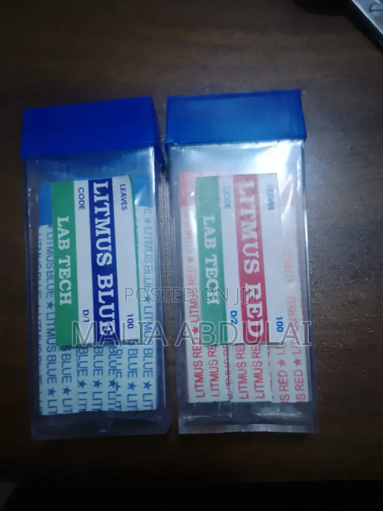 Litmus Paper Red and Blue