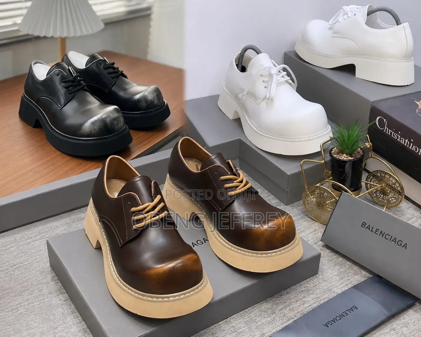 Original Balenciaga Derby Shoe in Colours