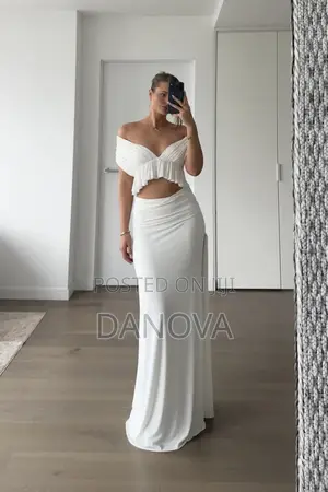 Ruched Backless Two Piece