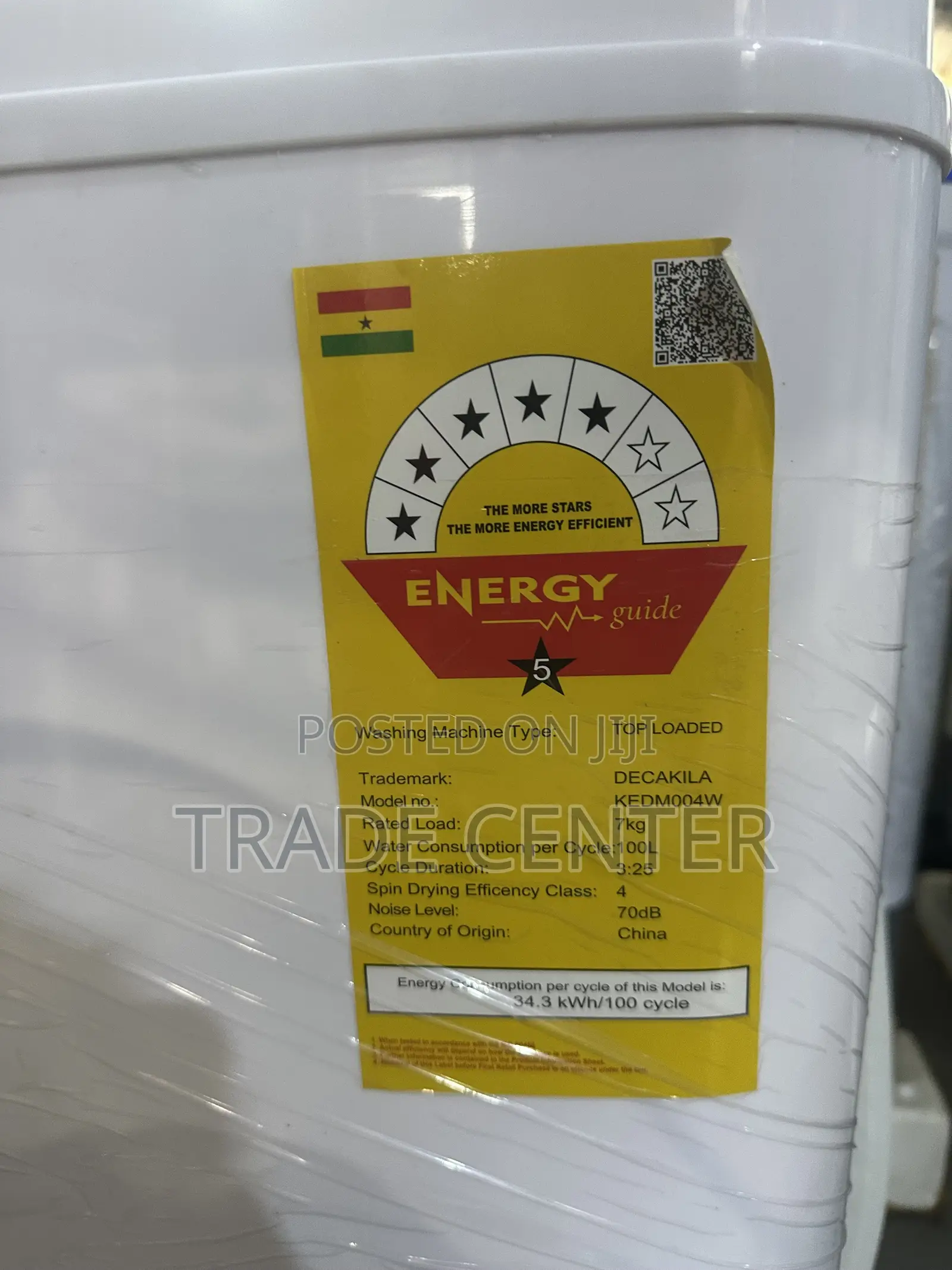 Dekakila 7KG Single Chamber Washing Machine