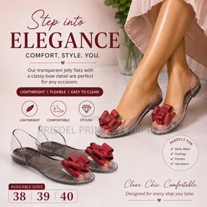Jelly Shoes Women's Sandals Plus Shopping Bag