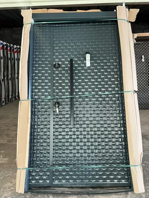 High Quality Full Metal Quality Black//brown One N Half Doors