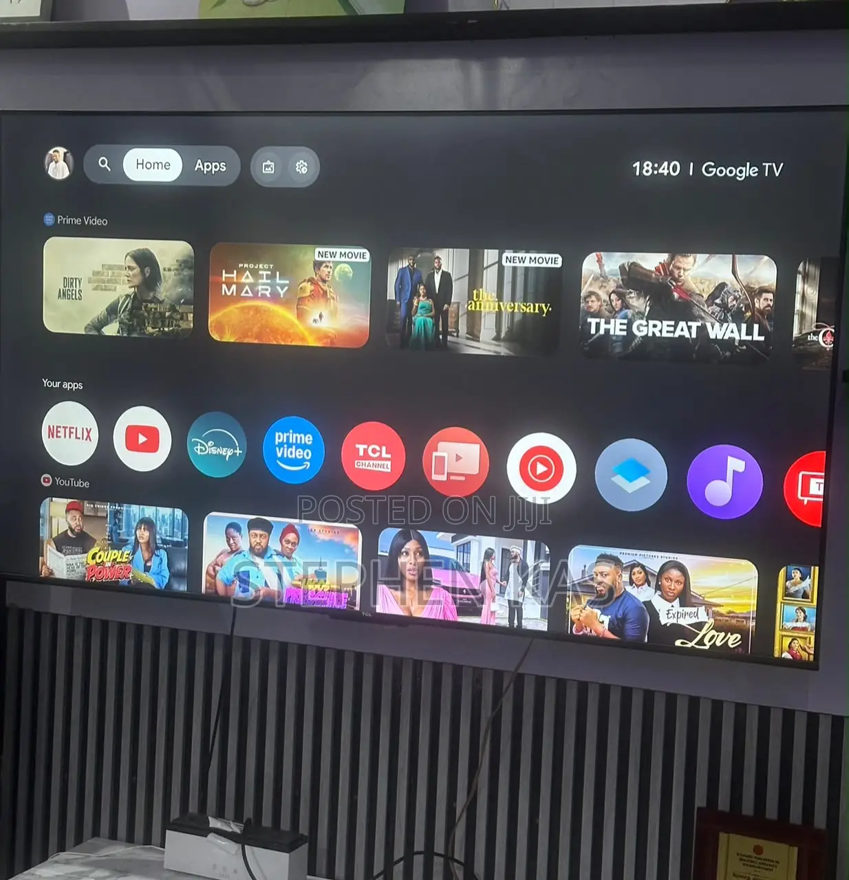 TCL QLED 65” Inches Smart TV