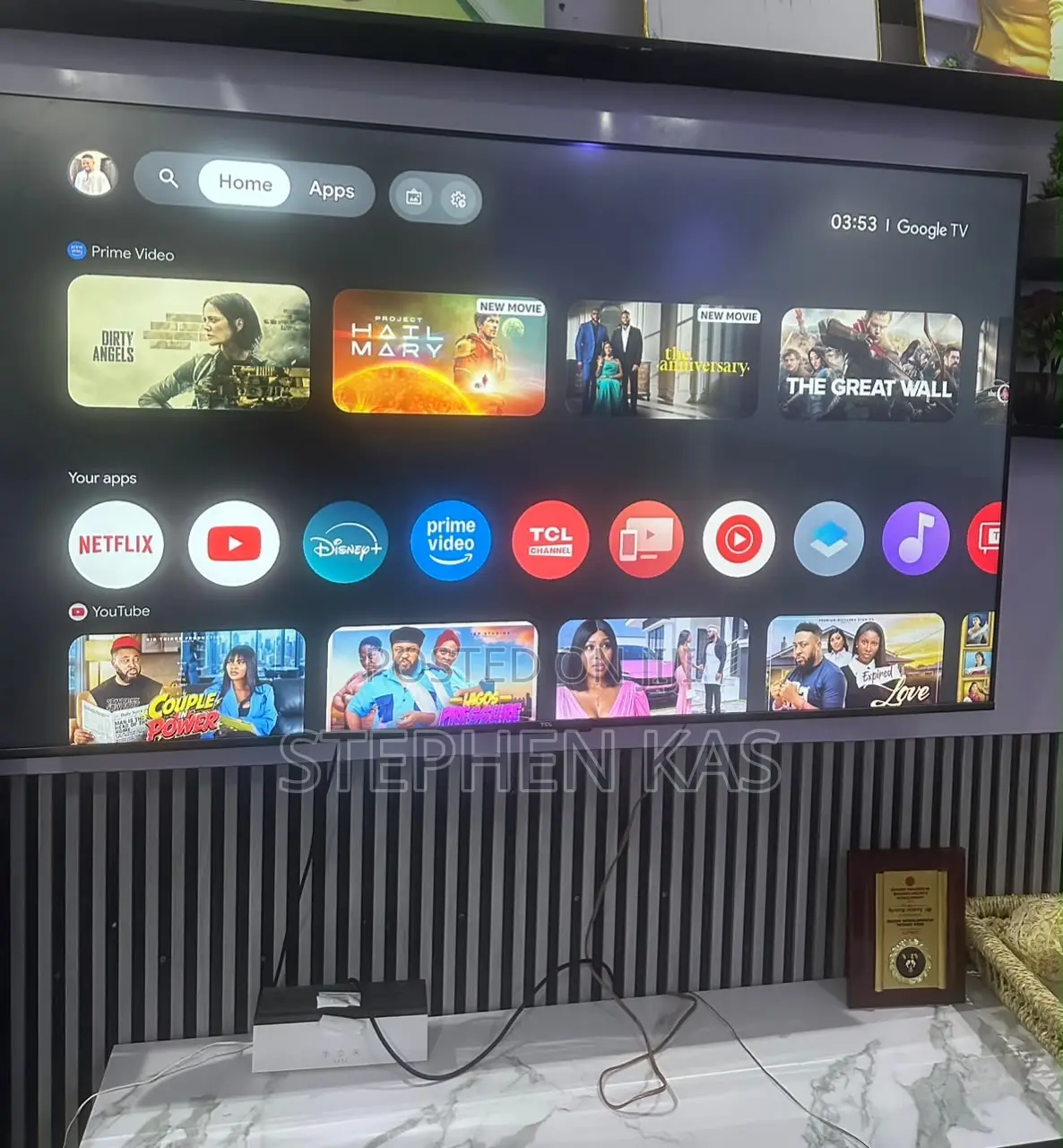 TCL QLED 65” Inches Smart TV