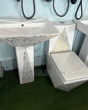 Diamond Shaped Wc With Basin Complete Set
