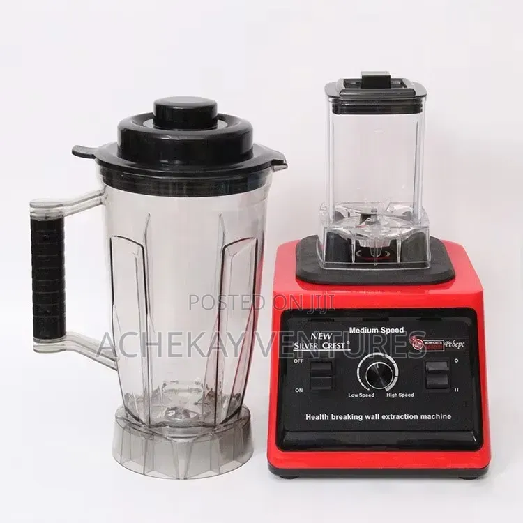 Silver Crest 4L Commercial Blender Build for Powerful Use