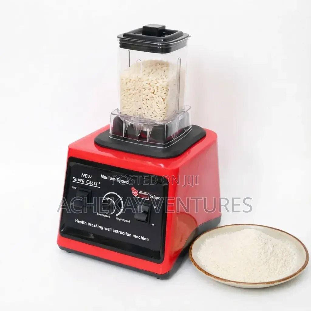 Silver Crest 4L Commercial Blender Build for Powerful Use