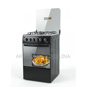 German Plus 50X50 4- Burner Gas Cooker With Oven Grill