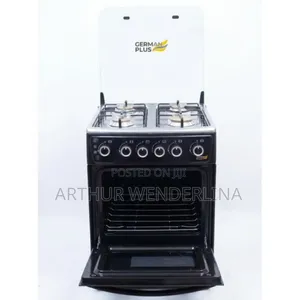 German Plus 50X50 4- Burner Gas Cooker With Oven Grill
