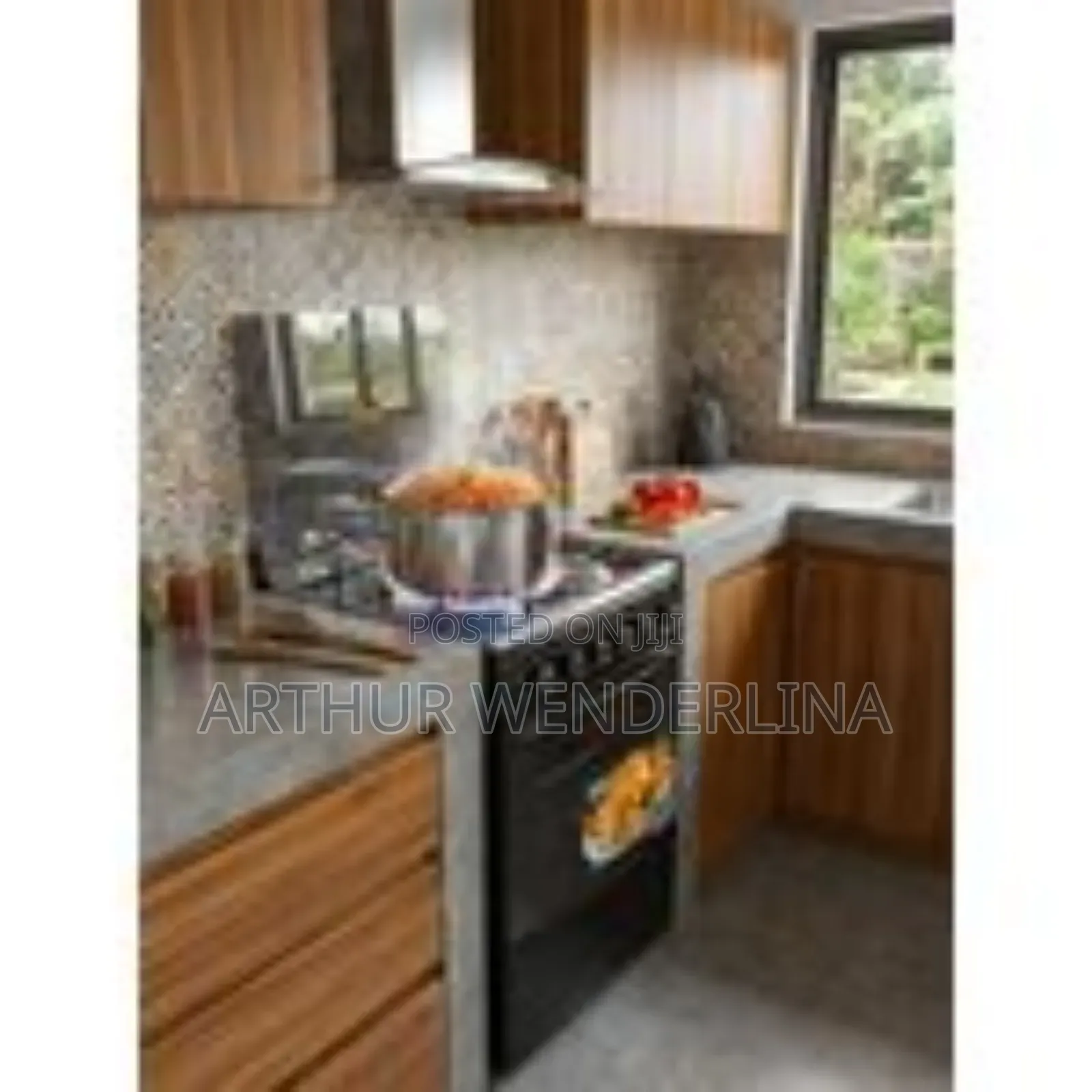 German Plus 50X50 4- Burner Gas Cooker With Oven Grill