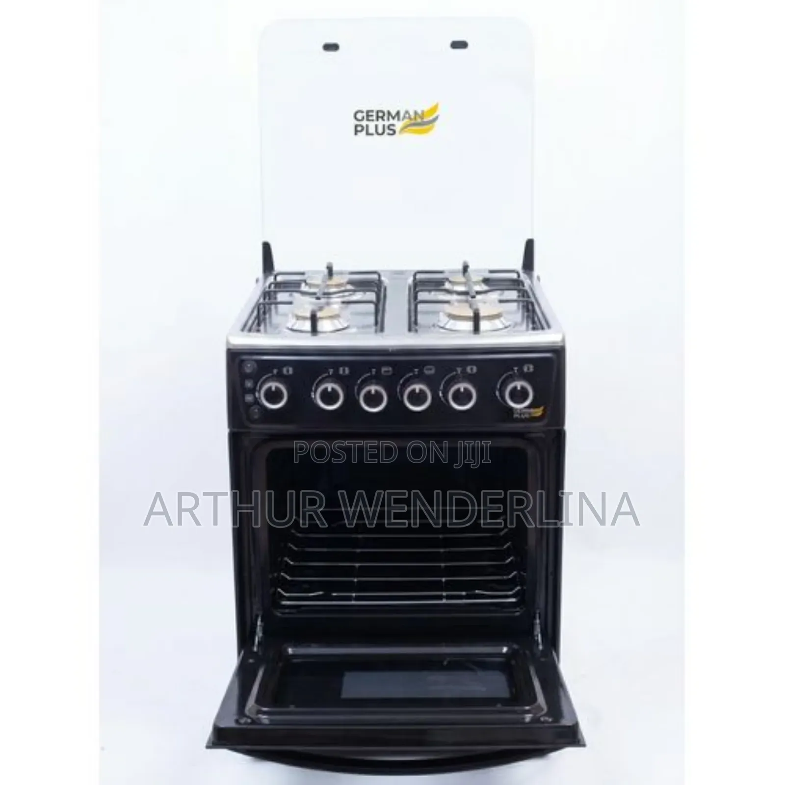 German Plus 50X50 4- Burner Gas Cooker With Oven Grill
