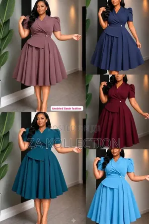Fashion Flare Ladies Office Dress