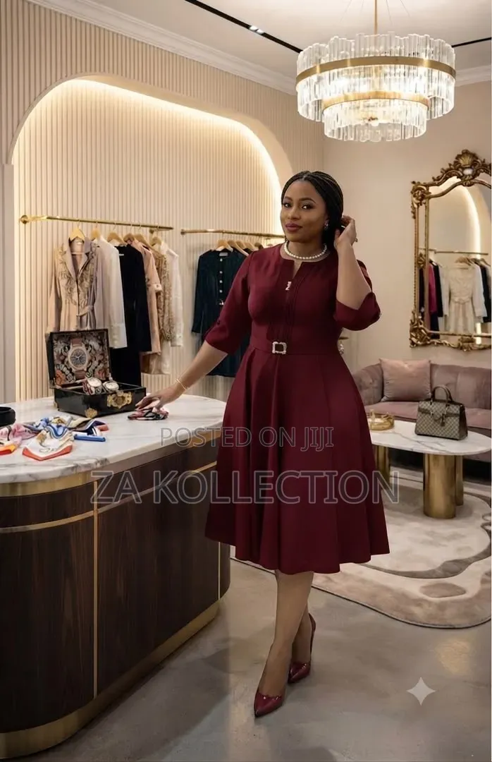 Moderna Ladies Flare Office Dress