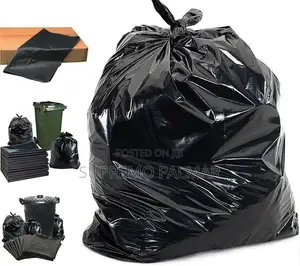 240 Liters Dustbin Liner-Black (Extra Large), 20 Pieces/Pack
