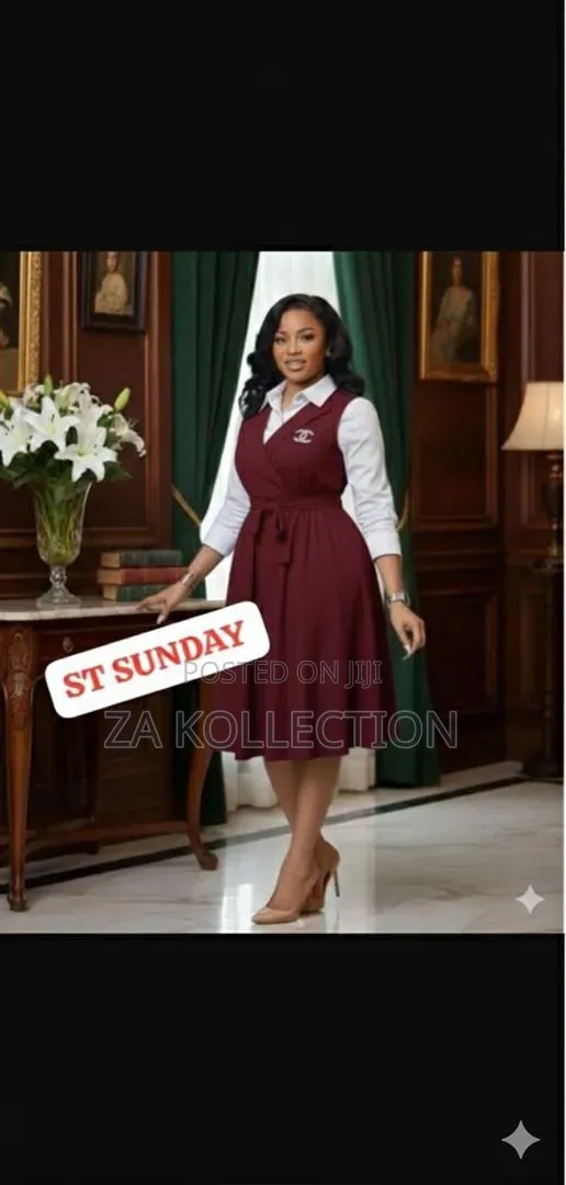 Ladies Shirt Like Office Dress
