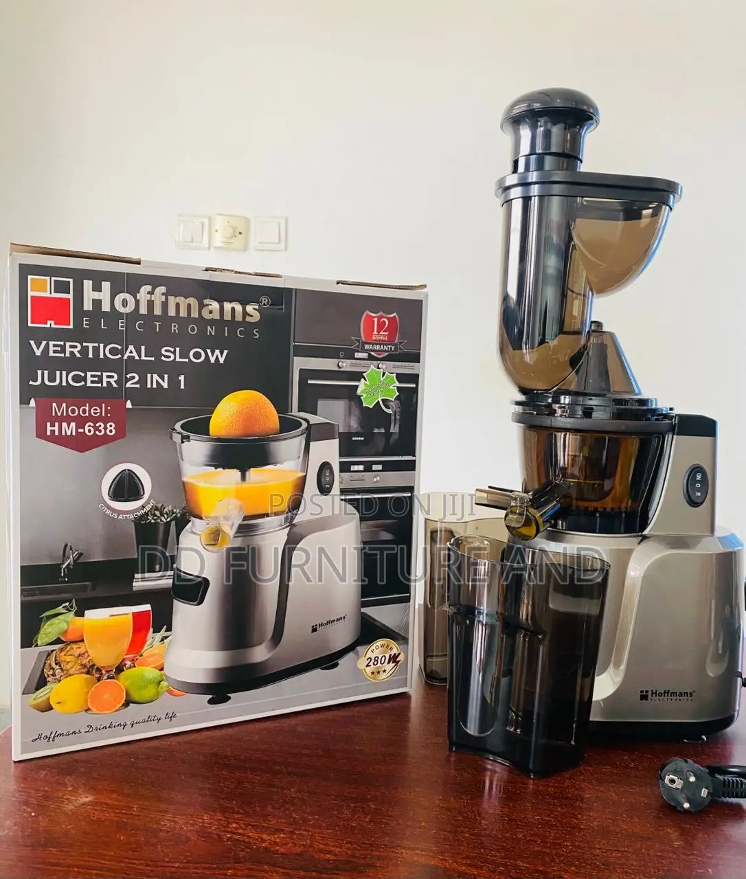 Hoffman 2 in 1 Slow Juicer