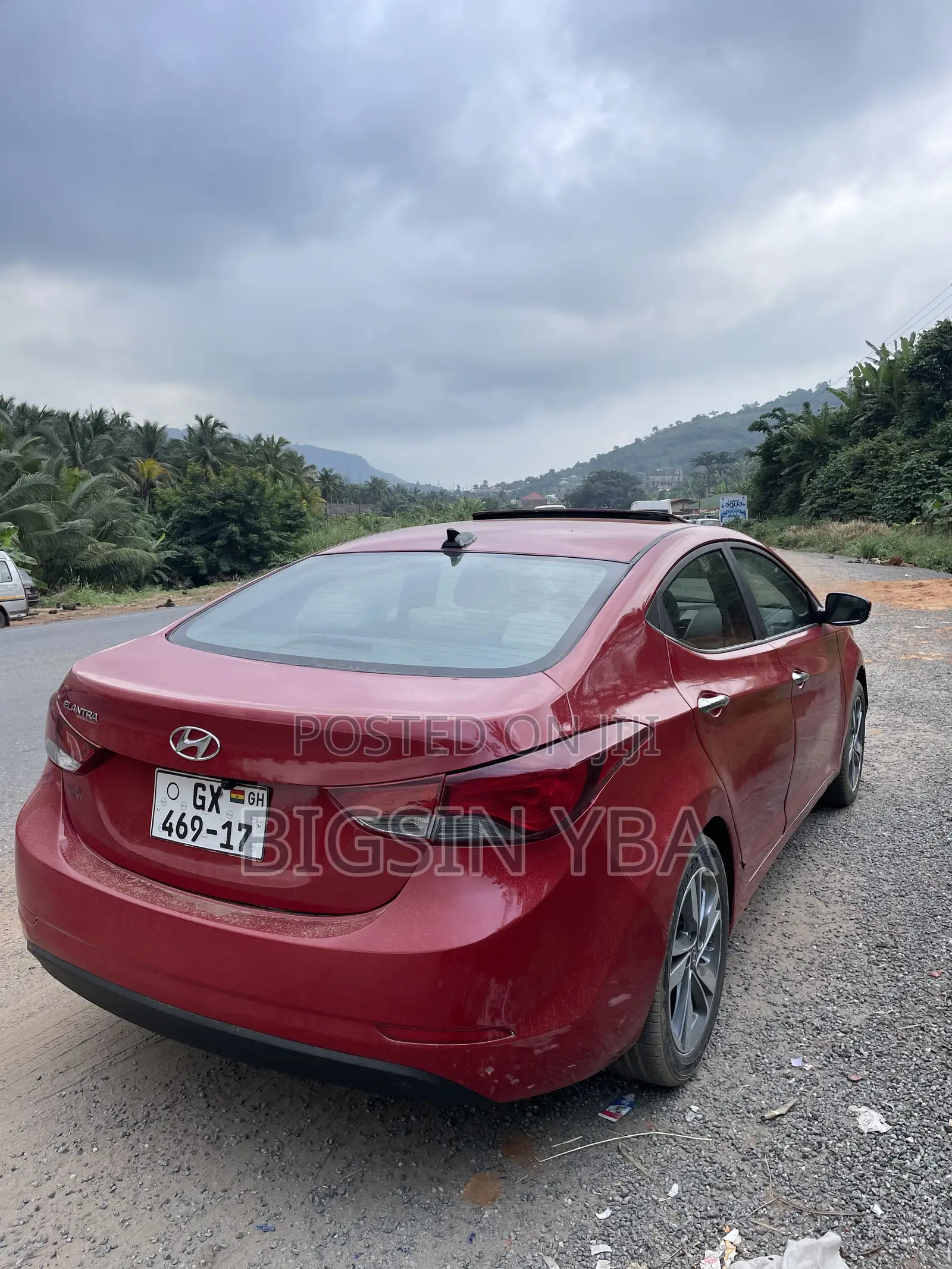 Hyundai Elantra Limited 4dr Sedan (1.8L 4cyl 6A) 2015 Red