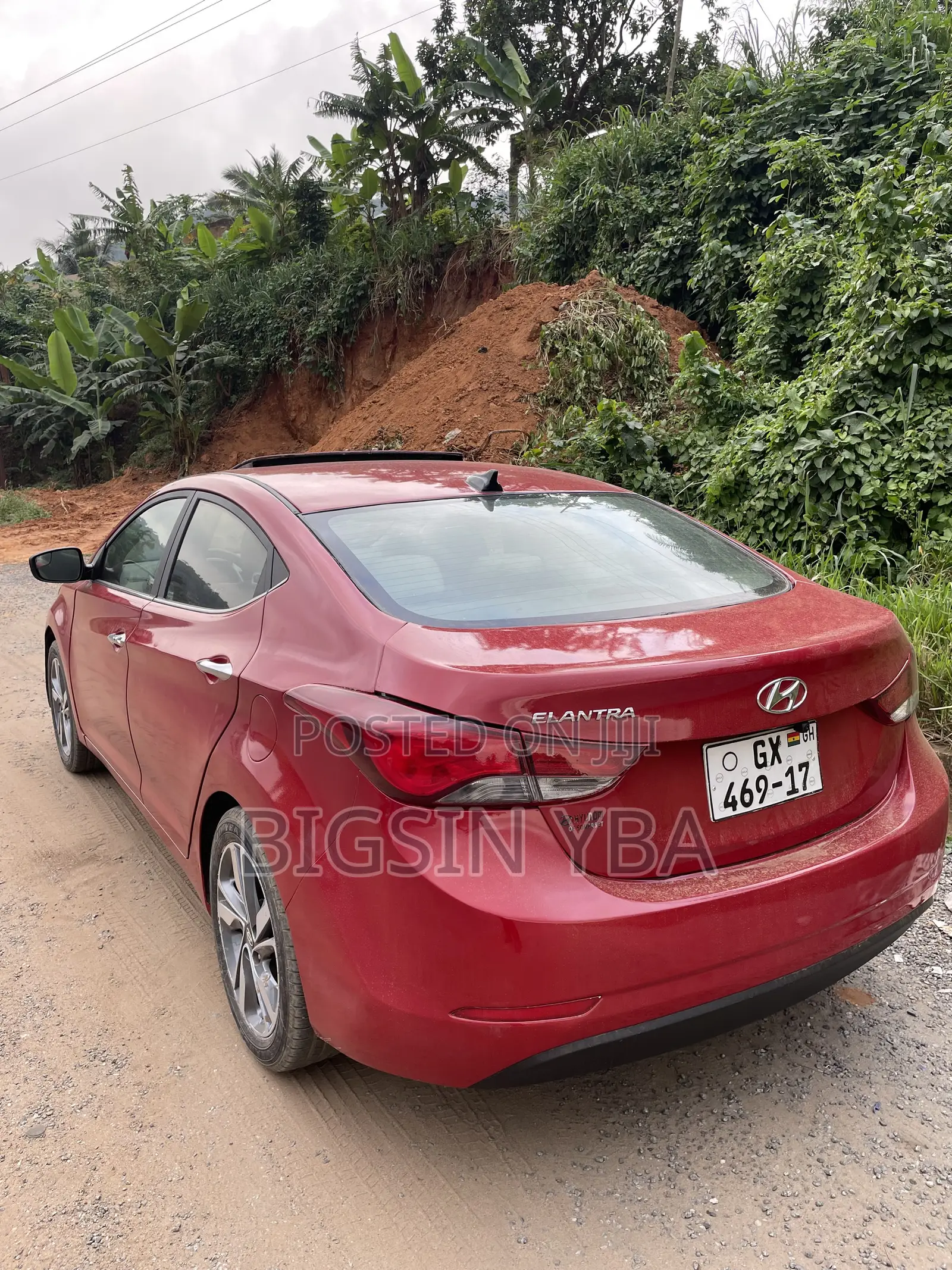 Hyundai Elantra Limited 4dr Sedan (1.8L 4cyl 6A) 2015 Red