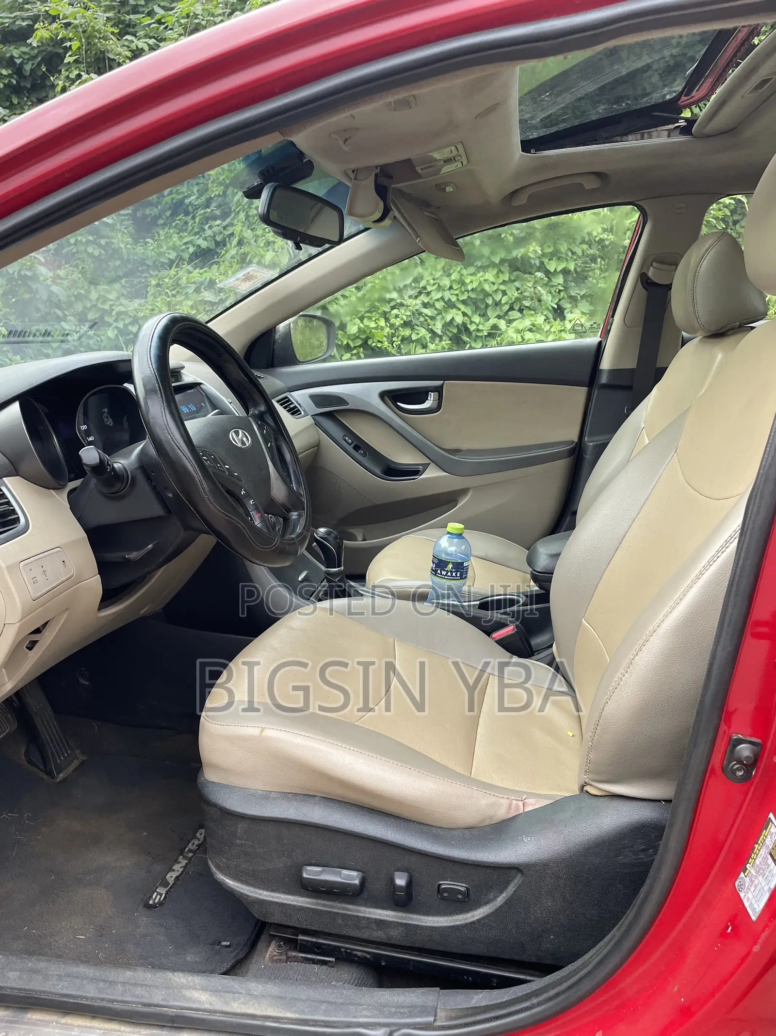 Hyundai Elantra Limited 4dr Sedan (1.8L 4cyl 6A) 2015 Red