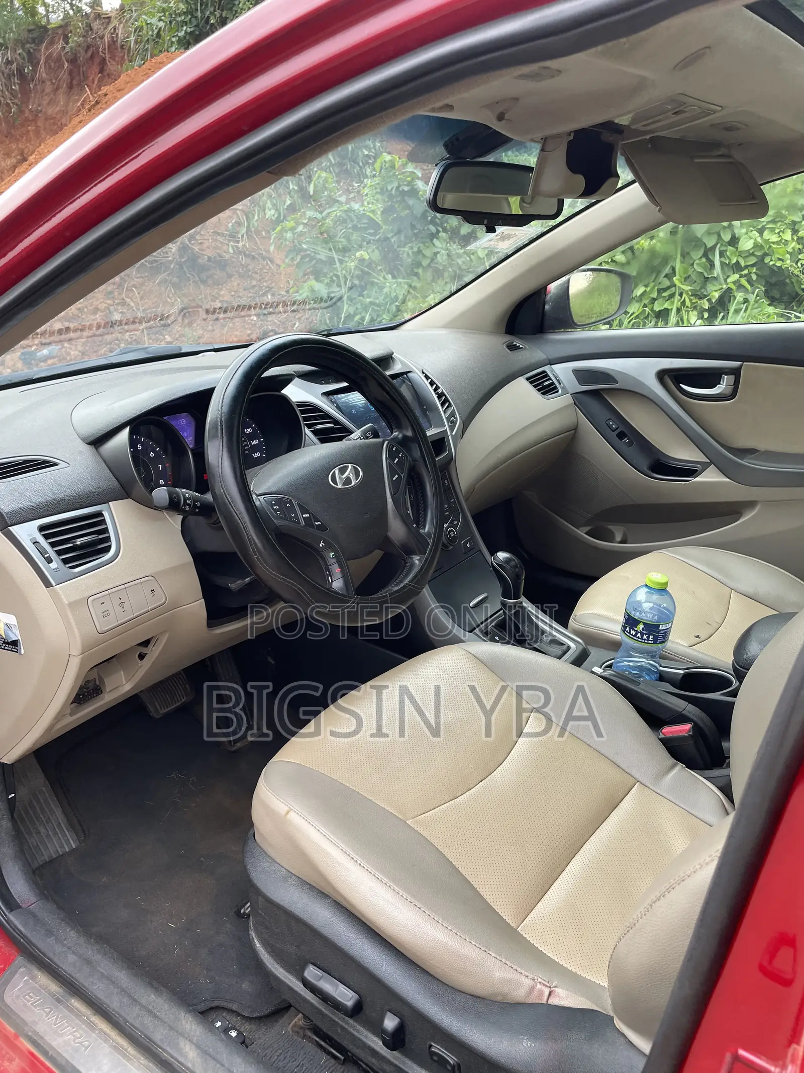 Hyundai Elantra Limited 4dr Sedan (1.8L 4cyl 6A) 2015 Red