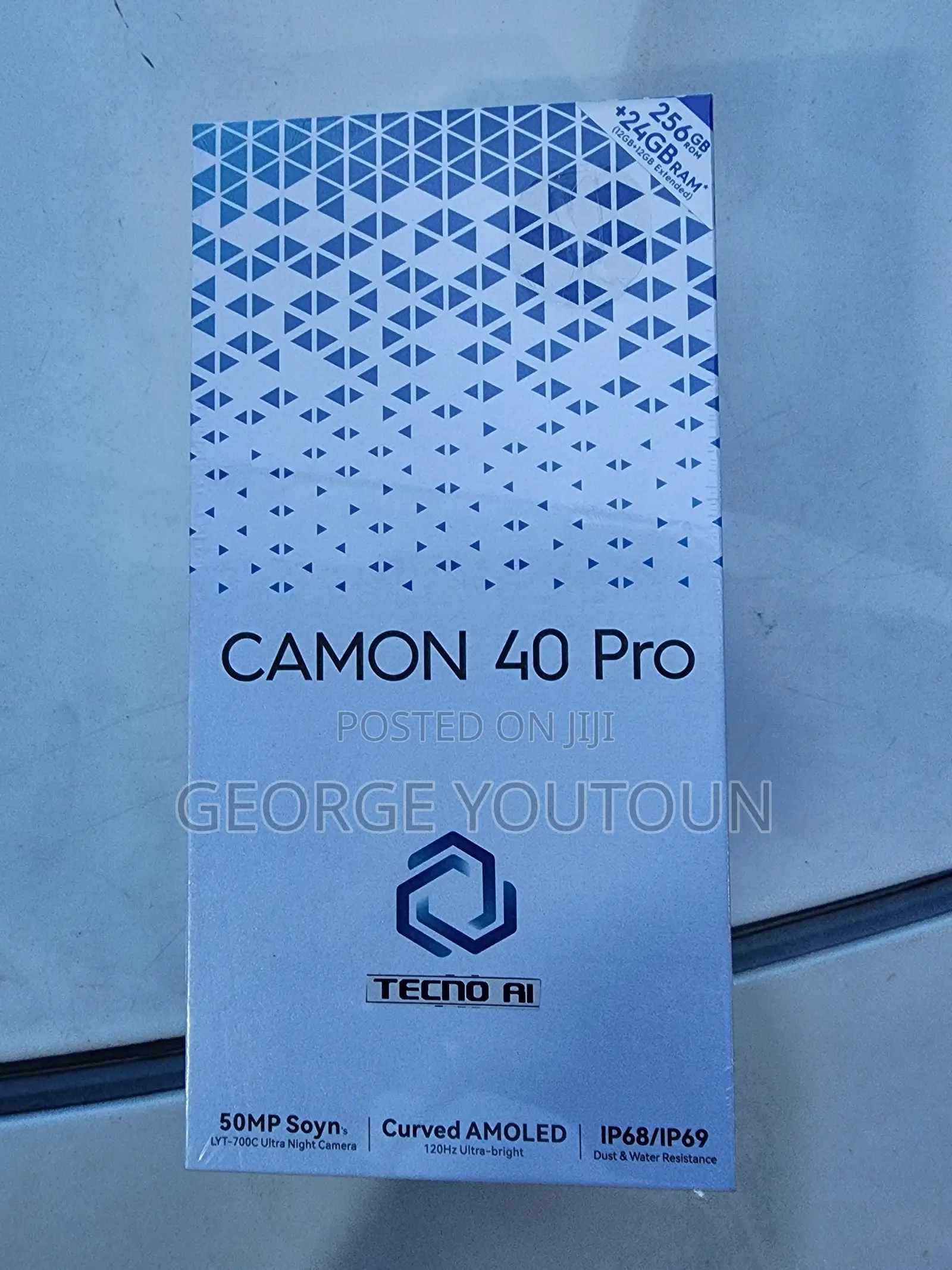 New Tecno Camon 40 Pro 5G 256 GB Black