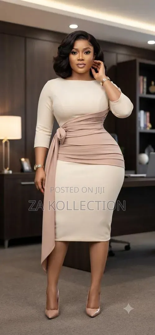 Ladies Body Fitted Office Dress