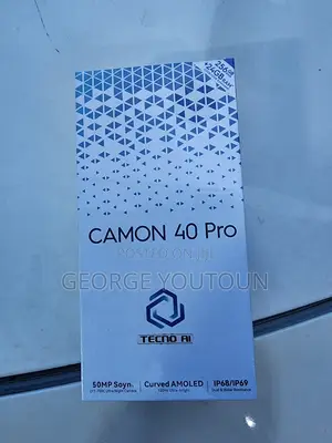 New Tecno Camon 40 Pro 5G 256 GB Black