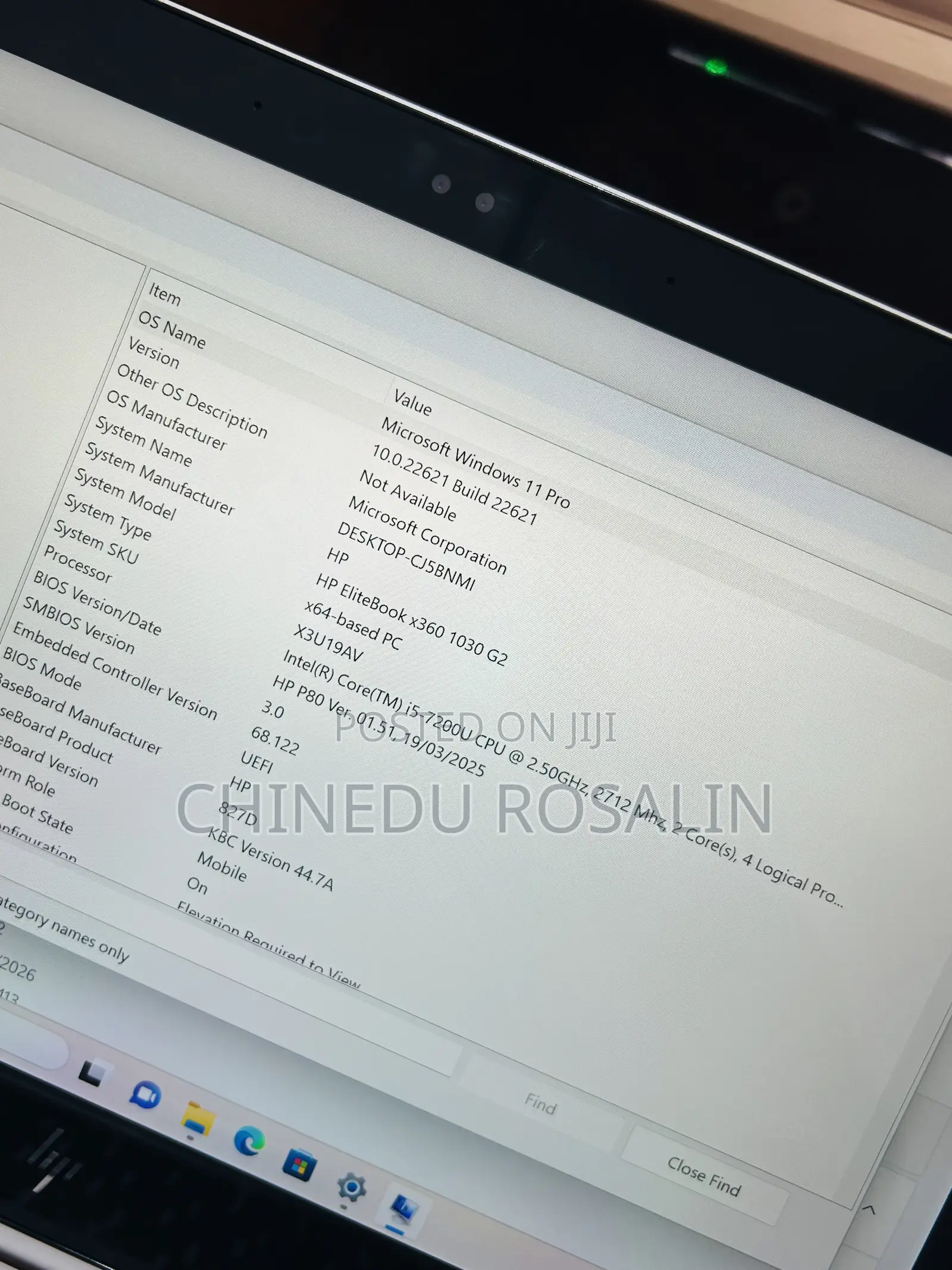 Laptop HP EliteBook x360 1030 G2 8GB Intel Core i5 SSD 256GB