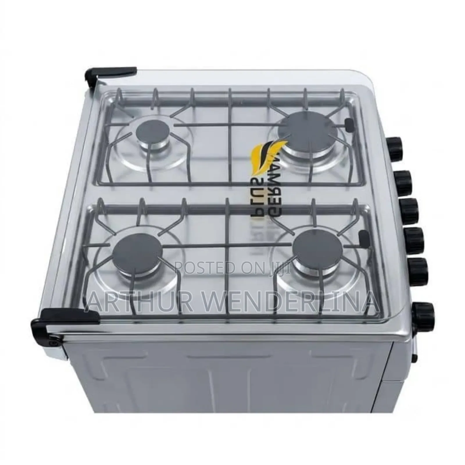 German Plus 50X50 4- Burner Gas Cooker With Oven Grill
