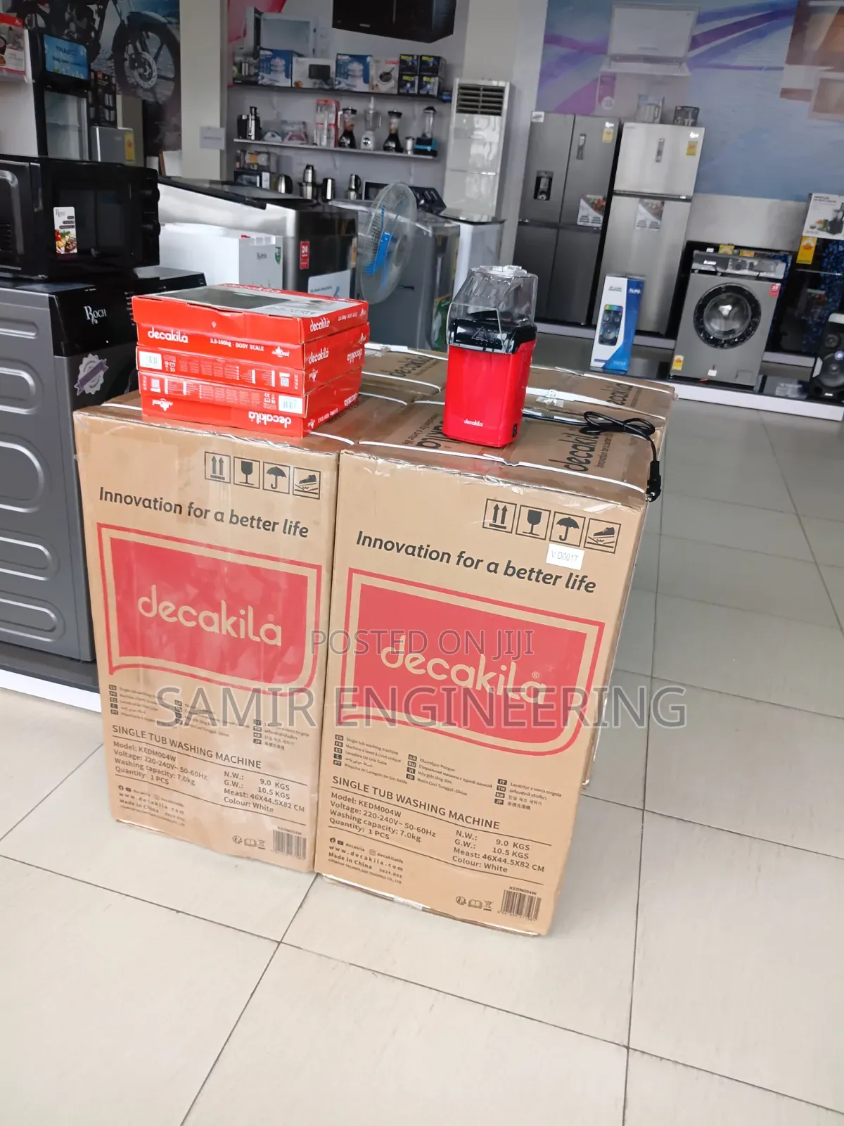 Decakila 7Kg Single Tub Semi-Automatic Washer (KEDM004W)