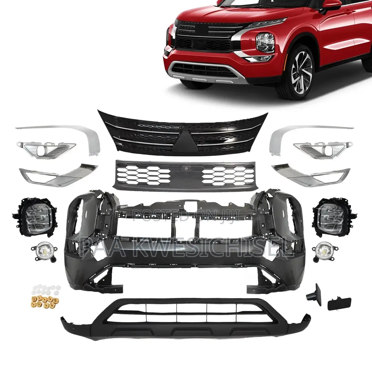 Mitsubishi Outlander 2022 2023 2024 Front Bumper Complete