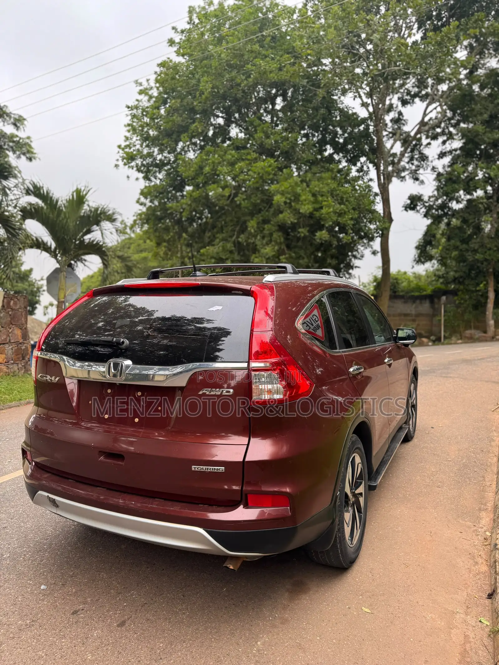 Honda CR-V EX-L 4dr SUV (2.4L 4cyl CVT) 2015 Burgundy