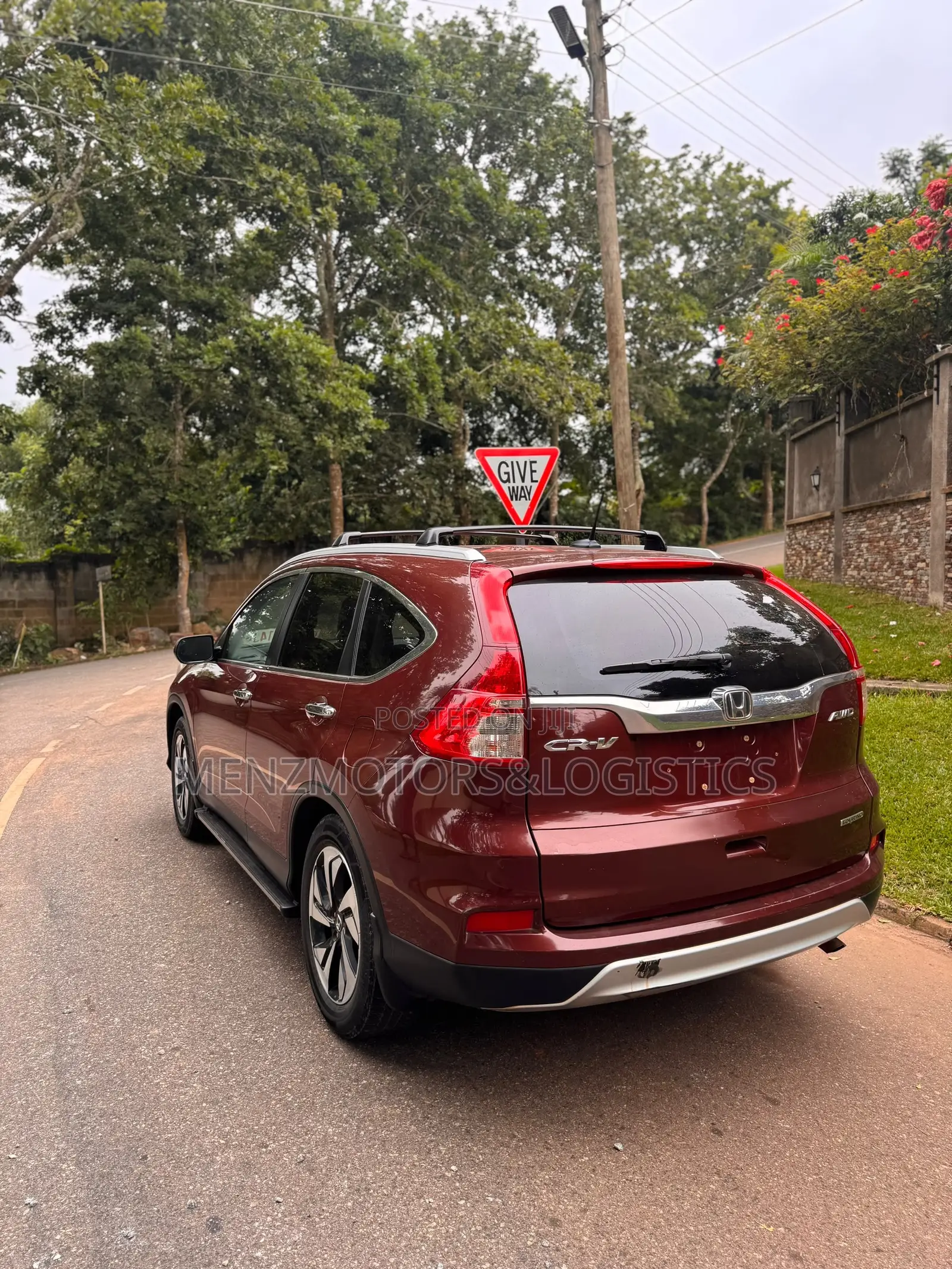 Honda CR-V EX-L 4dr SUV (2.4L 4cyl CVT) 2015 Burgundy