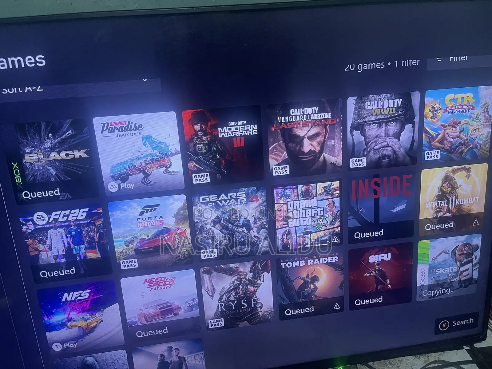 Xbox One X UHD With 20 Plus Games,FOREIGN USE