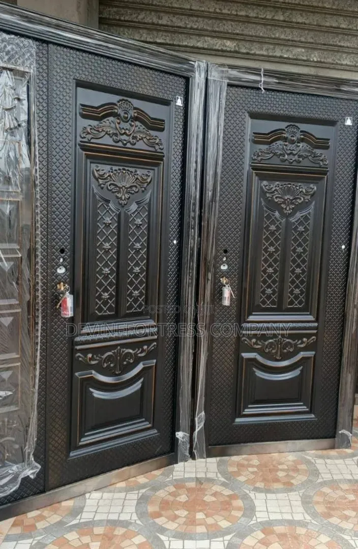 High Quality Anti Rust Paladin Turkish Security Door Oh Orange Color