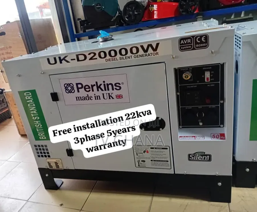 Original Perkins 22kVA Generator – Automatic Backup Power System22kva
