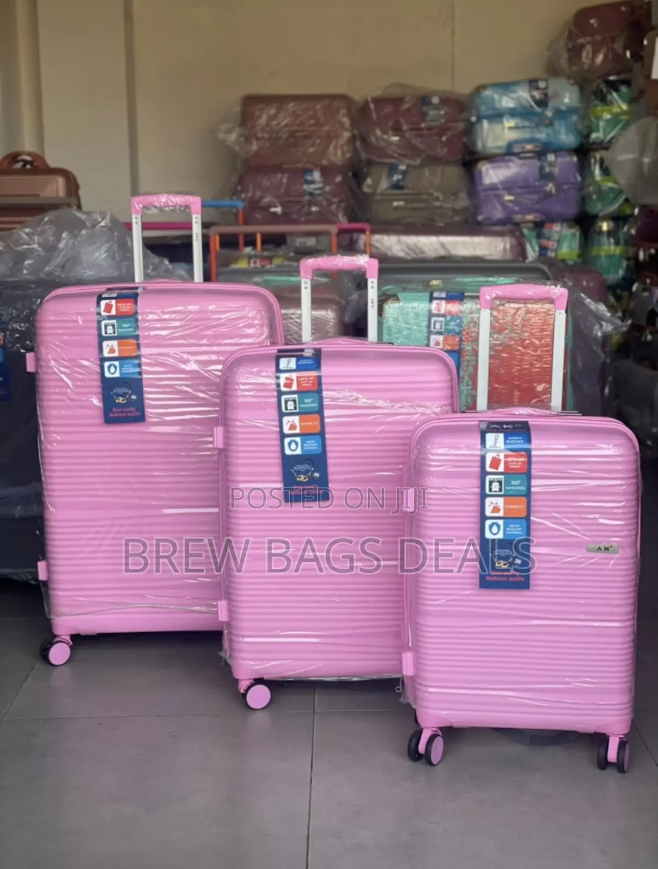 Premium Quality AK 3set Fiber Anticrack and Unbreakable Bag.