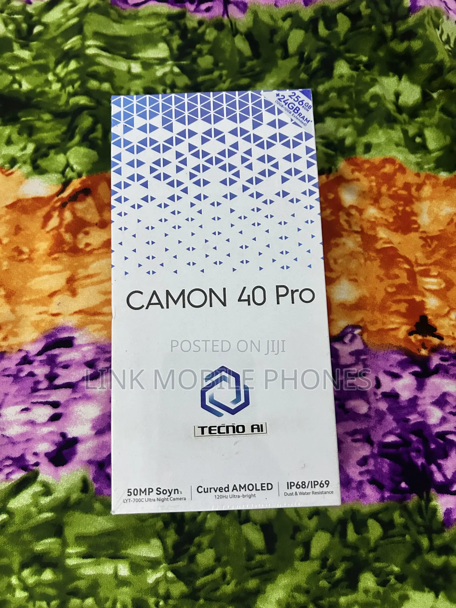 New Tecno Camon 40 Pro 4G 256 GB Blue