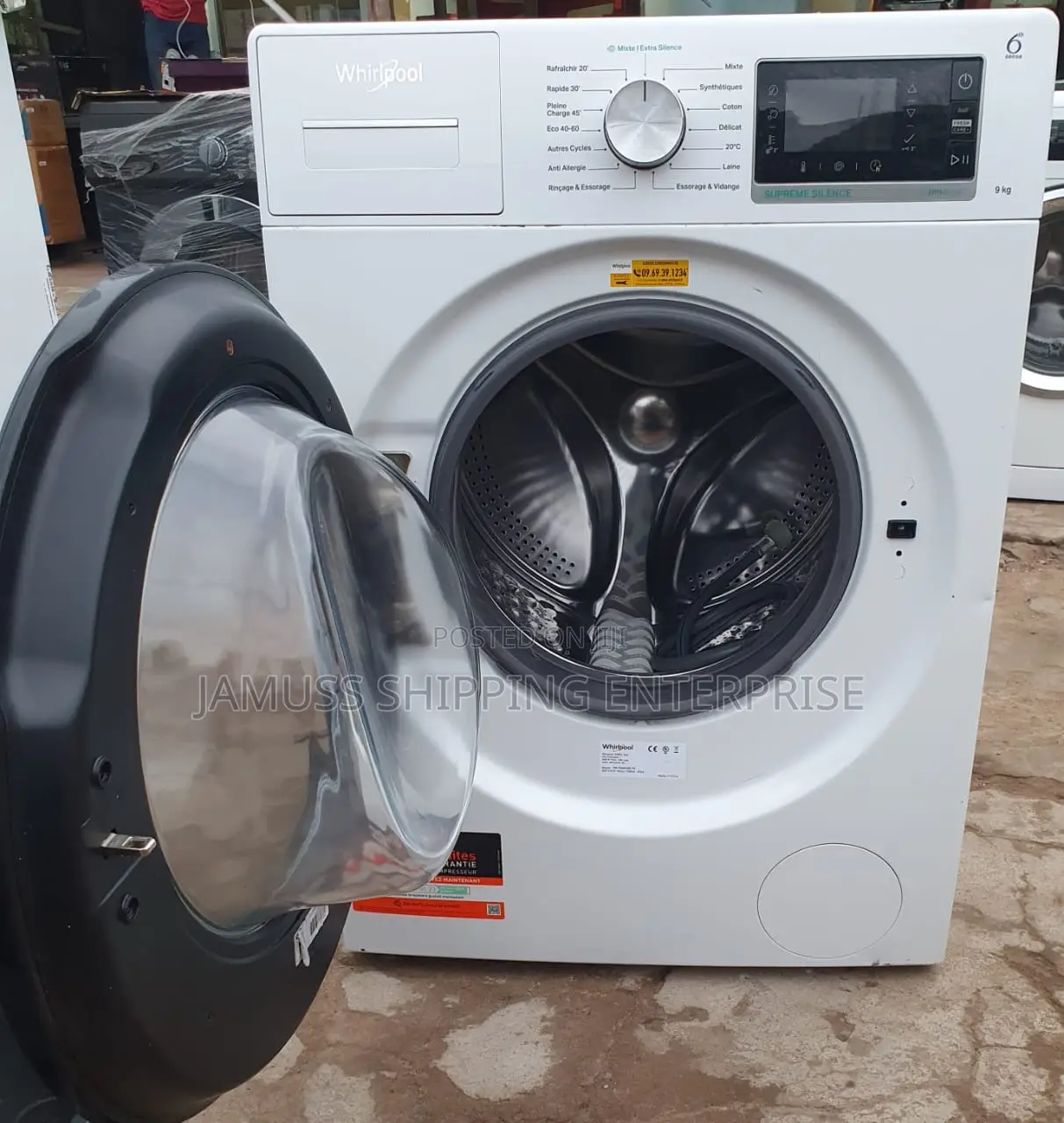 9kg Whirlpool Washing Machine(Front Load)