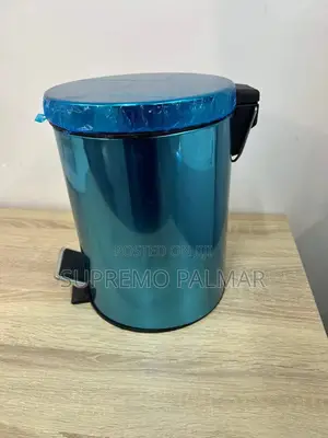 12 Litre Stainless Steel Step Trash Bin