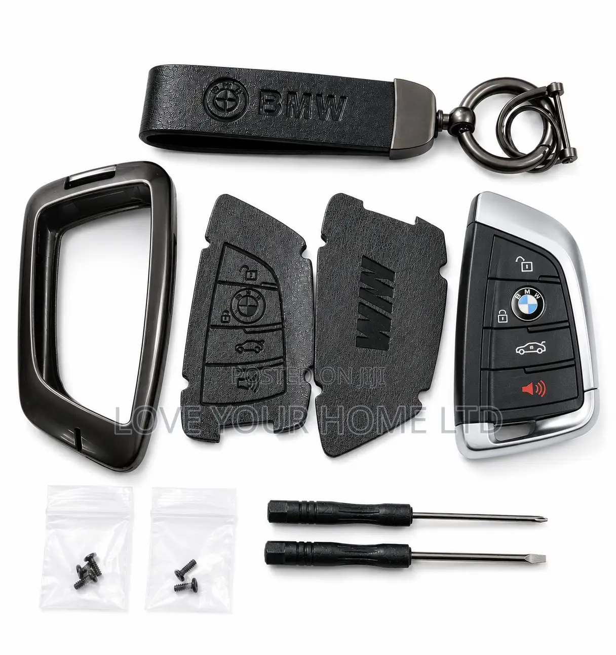 BMW 4-Button Smart Key Shell Kit